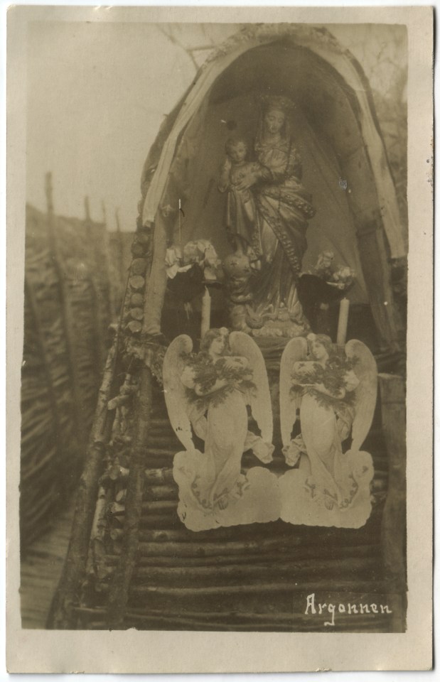 Autel allemand à la vierge