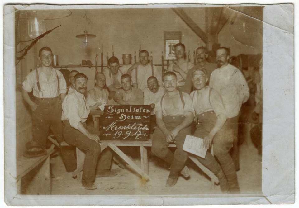 Montcheutin - le foyer des "signalistes" - 1917