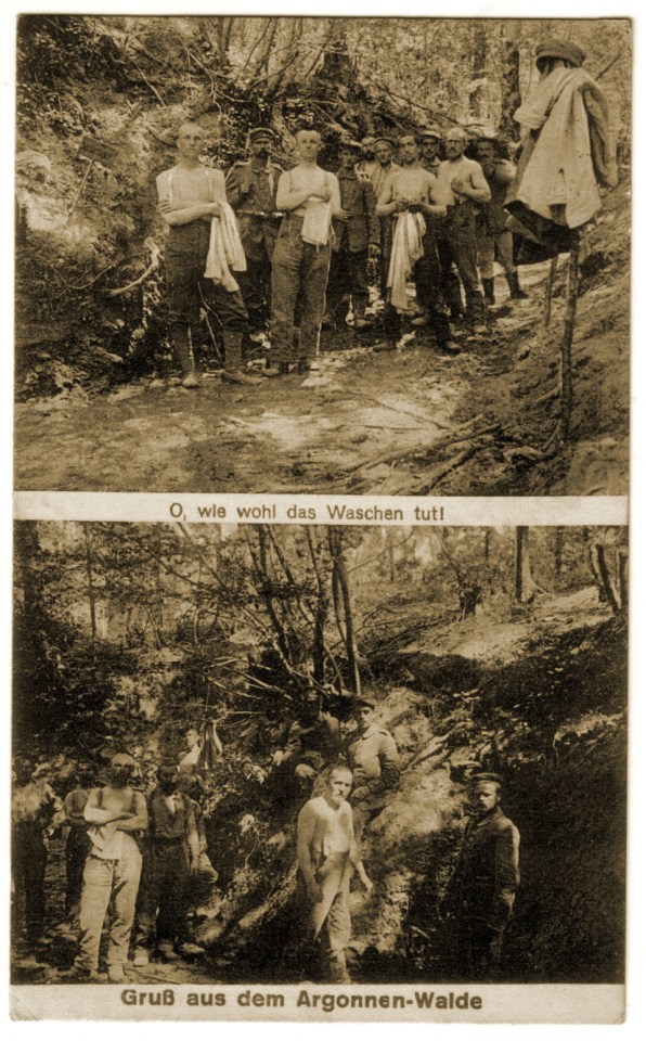 Soldats allemands - été 1915