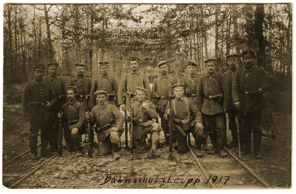 Bahnschütztrupp du Pionnier Bat. 16 - 5. Kompagnie - 1917