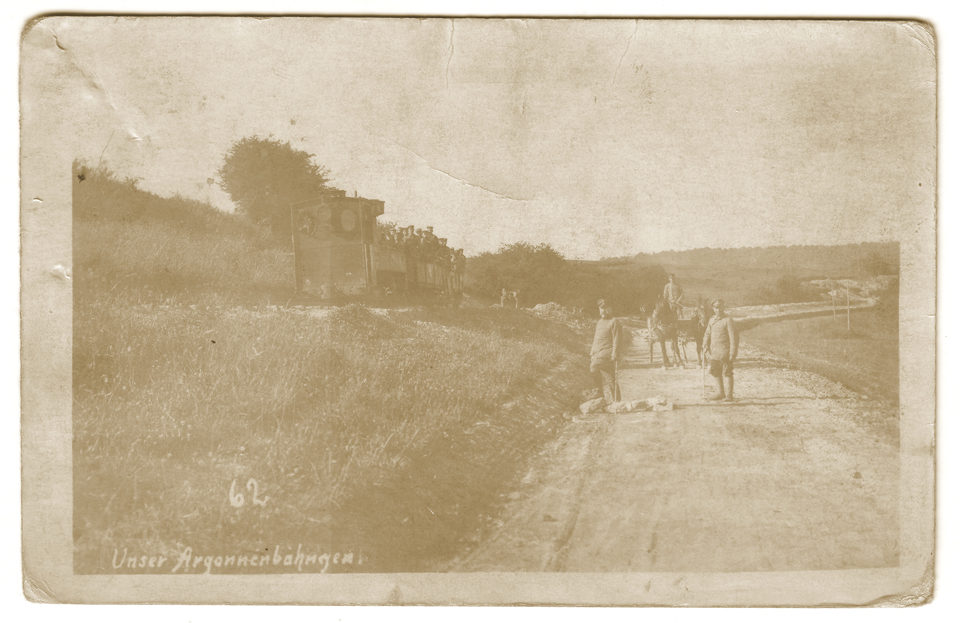 Transport de troupes sur l'Argonnenbahn