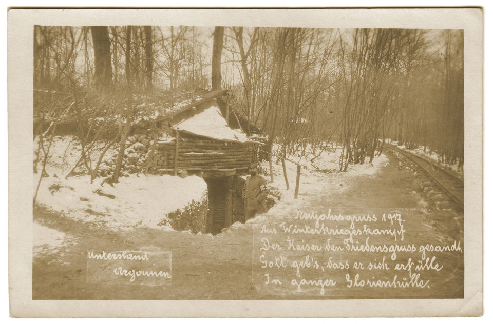 Poste de secours allemand - Hiver 1916/1917