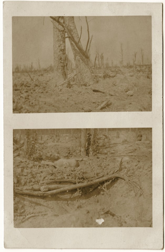 Zone de combats du I.R. 67