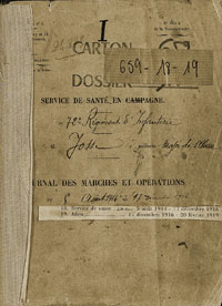 JMO Service Santé 72ème Régiment d'Infanterie
